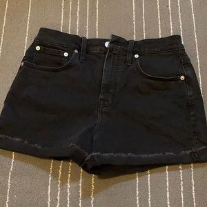 Madewell high rise shorts